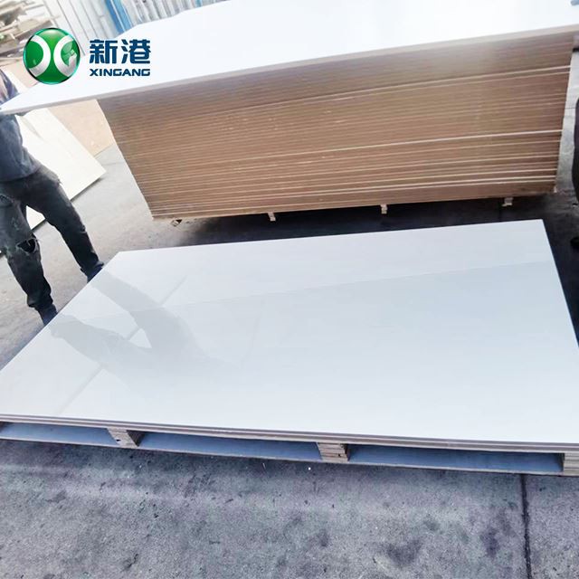 White Melamine MDF Two Side Melamine Laminated Mdf Board 3mm 6mm 9mm 12mm 16mm 18mm