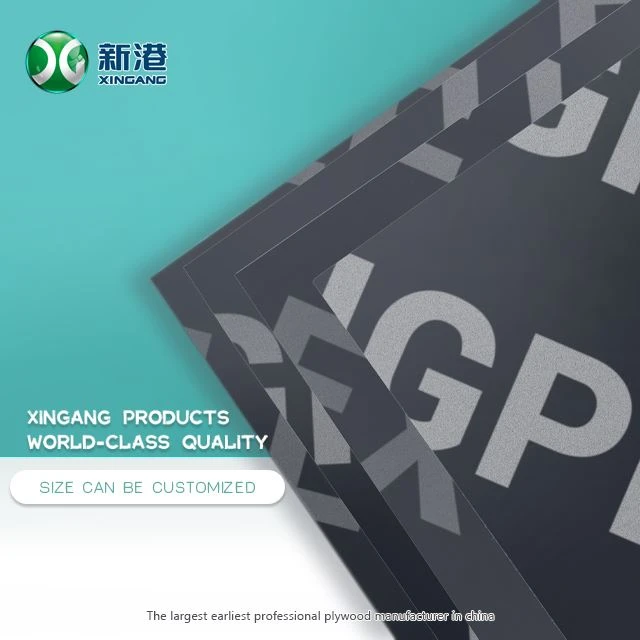 Xingang 1220x2440mm 18mm must kilekattega vineer merekonstruktsiooniga raketis fenoolplaat