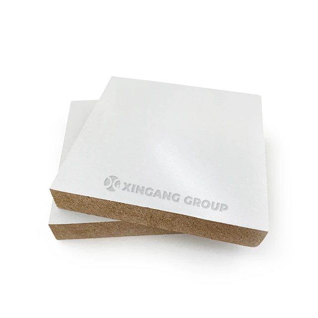 18mm 4x8 MDF With Melamine Film Sheet Melamine Laminated MDF Board For Furniture And Kitchen Cabinet